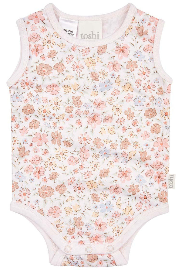 ‘Toshi’ Girls Onesie Singlets - Assorted Prints