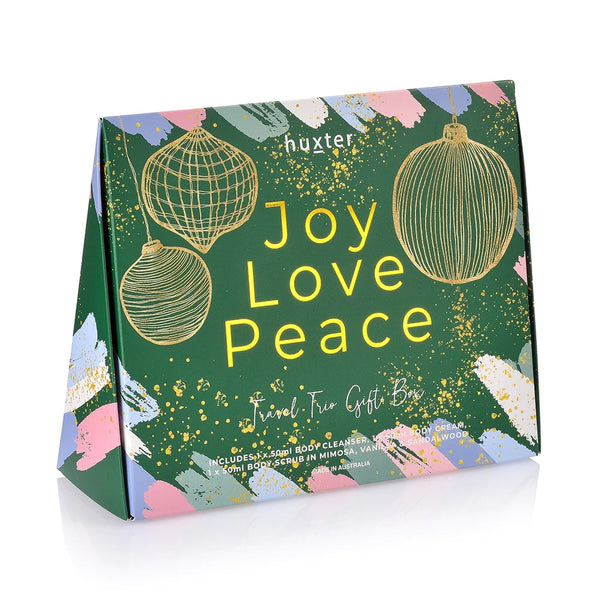 ‘Huxter’ Travel Trio ‘Joy Love Peace’ - Christmas Pack