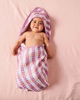 ‘Kip & Co’ Hazy Days Waffel Baby Towel