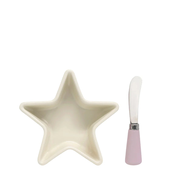 ‘Salt + Pepper’ Kringle Star Bowl & Spreader