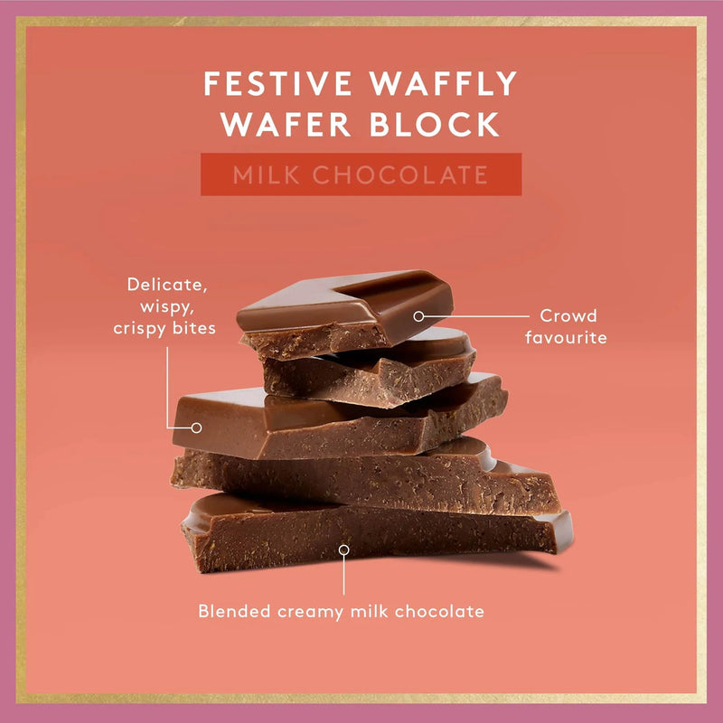 ‘Koko Black’ Festive Waffly Wafer Block
