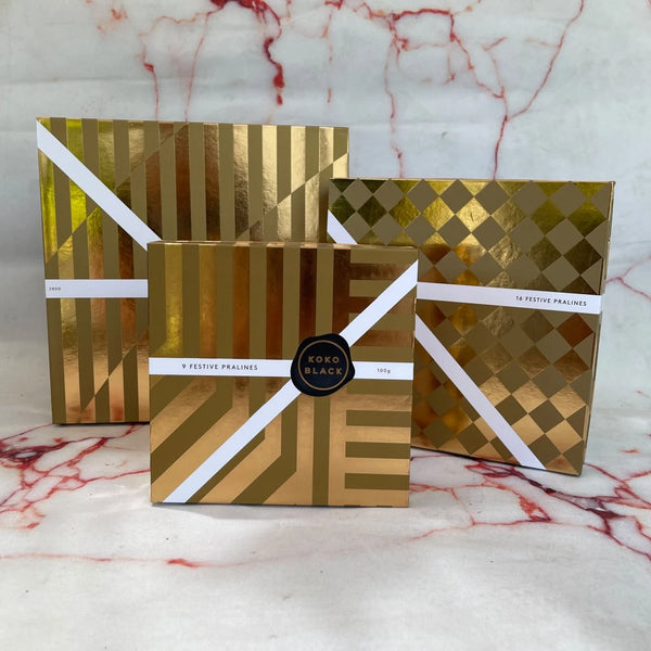 'Koko Black'  Festive Pralines - 9 Handcrafted



A merry medley of nine white, milk and dark chocolate pralines to make each moment shine so bright! Our chocolatiers have handcrafted, picked and placed each praKOKO BLACK