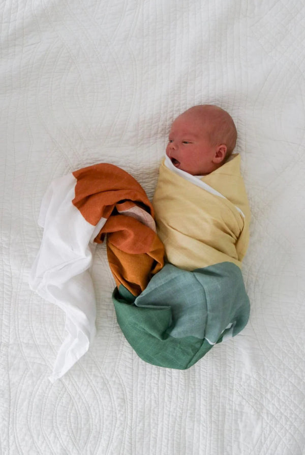 'Savannah and Three' Muslin Baby Wrap