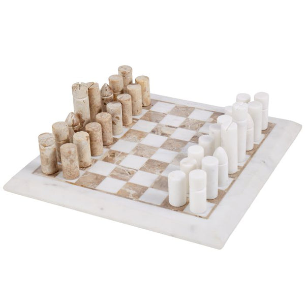 ‘GRAND DESIGNS’ MARBLE INLAY CHESS SET