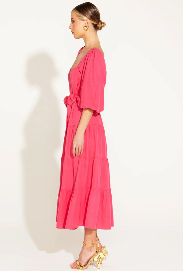 One And Only Tiered Midi Dress