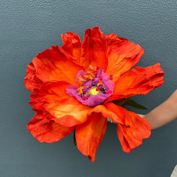 Dancing Flower - Extra Large - Orange