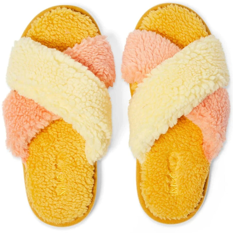 ‘Kip & Co’ Peaches + Pineapplee Boucle Slippers