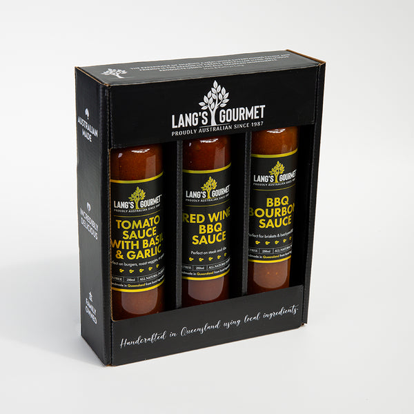 ‘Lang’s Gourmet’ Premium BBQ Sauce Entertainment Box