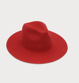 ‘Ace Of Something’ Callisto Wool Fedora - Scarlet Red