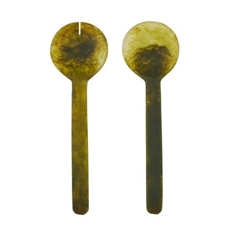 Kip Resin Salad servers - Pesto