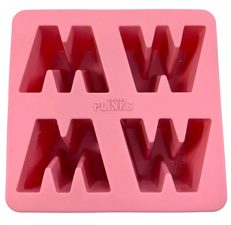 ‘Drinks Plinks’ M For MUM  Silicone Trays