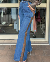 Niamh Denim Pant - Mid Blue - Blue