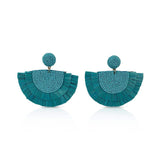 Ibiza Raffia Earrings