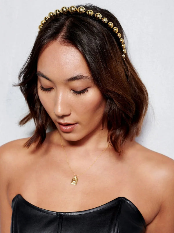 Madison Gold Bubble Headband