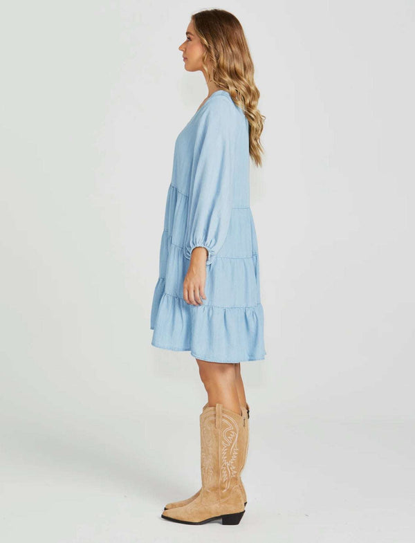 Davie Tiered Boho Dress