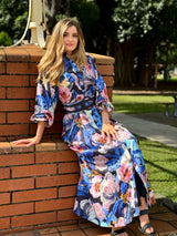 Donetella Azure Maxi Event Dress