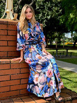 Donetella Azure Maxi Event Dress