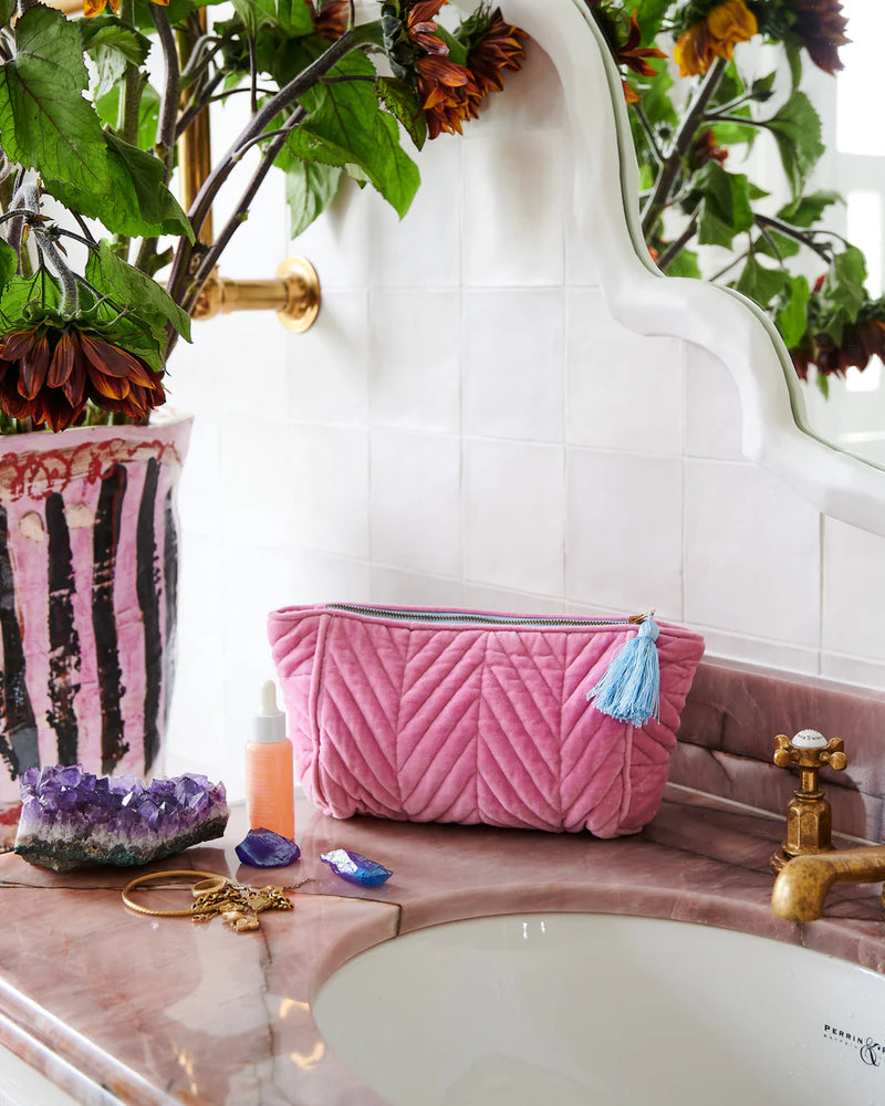 ‘Kip & Co’ Candy Crush Velvet Toiletry Bag