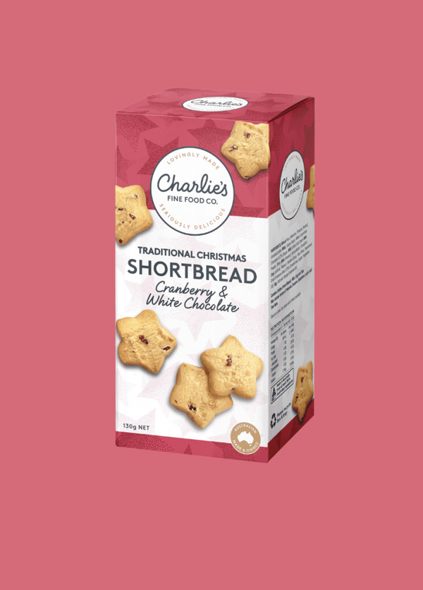 ‘Charlies Fine Food Co’ White Chocolate Cranberry Stars