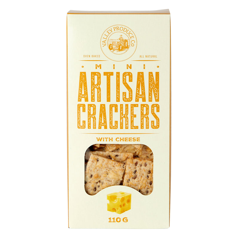 ‘Valley Produce Co’ Mini Artisan Crackers with Cheese