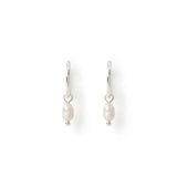 ‘Arms Of Eve’ Cordelia Silver Pearl Earrings