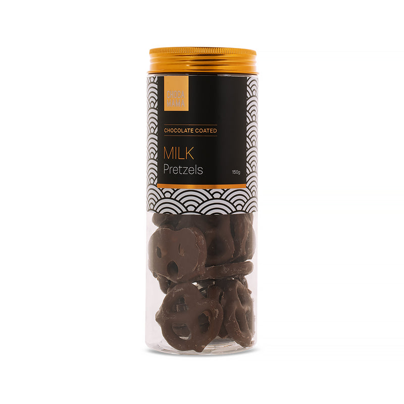 ‘Chocamama’ Milk Chocolate Pretzels Cylinder