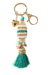 Beaded Keyrings - Assorted Colours