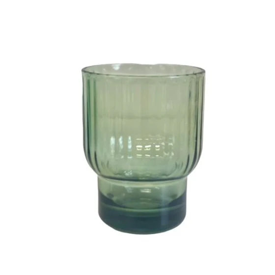 Ribbed Acrylic Tumbler - Green