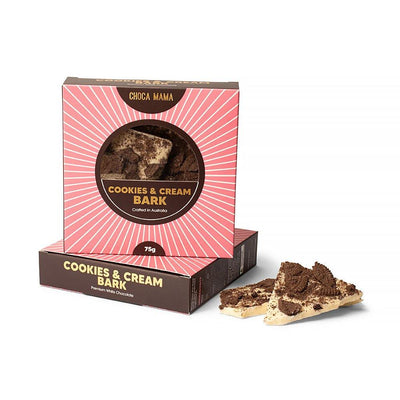 ‘Chocamama’ White Chocolate Cookies & Cream Bark