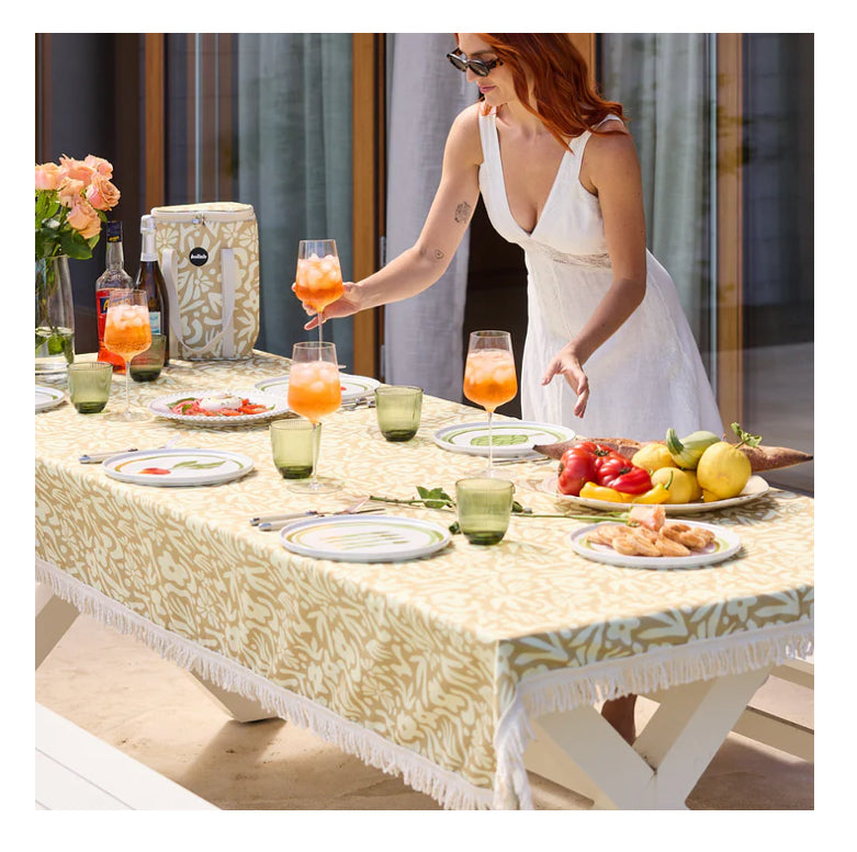 ‘Kollab’ Fringed Tablecloth