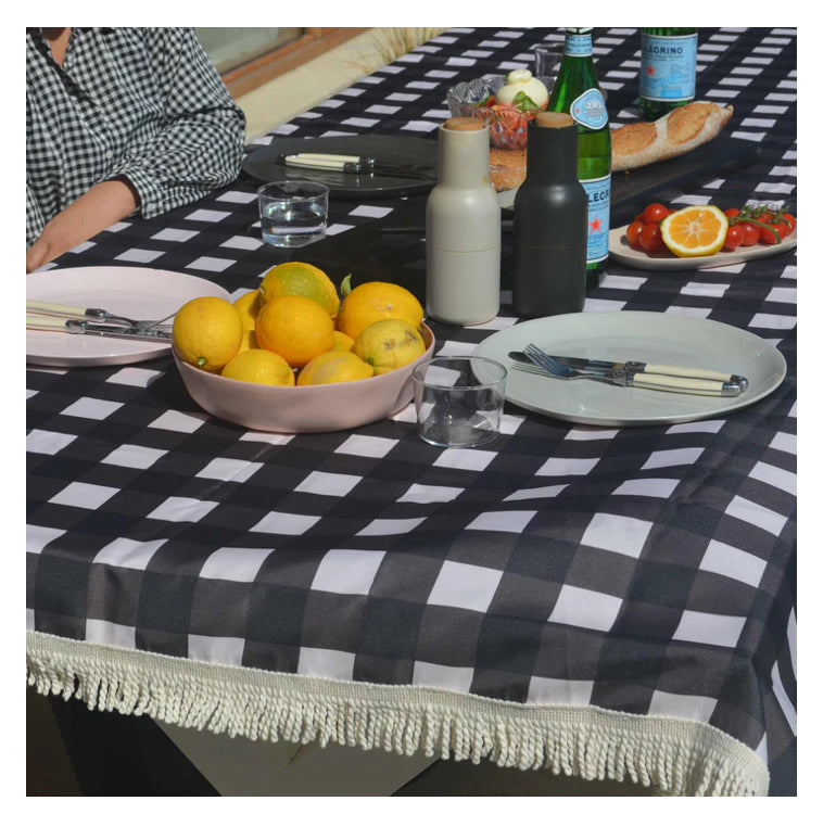 ‘Kollab’ Fringed Tablecloth