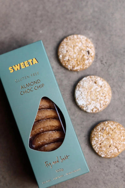 ‘Sweeta’ Almond Choc Chip Biscuits GF