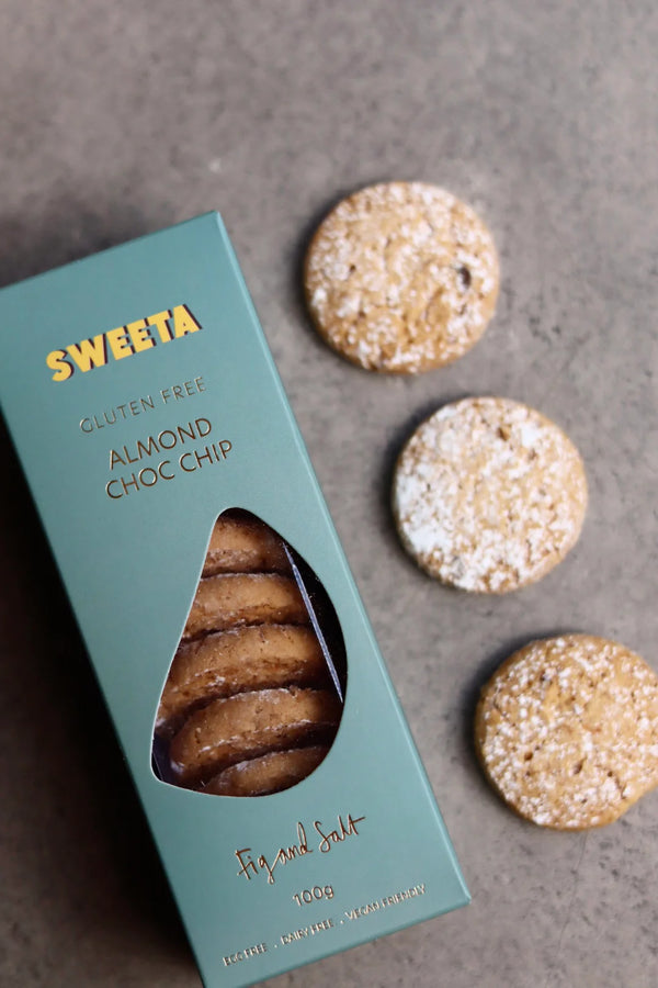 ‘Sweeta’ Almond Choc Chip Biscuits GF