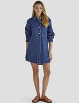 Sweeny Denim Shacket Dress