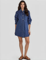 Sweeny Denim Shacket Dress