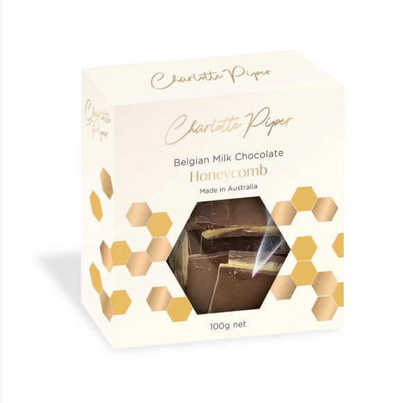‘Charlotte Piper’ Milk chocolate honeycomb