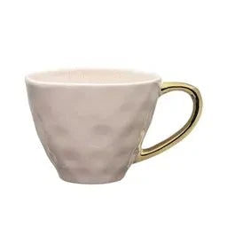 'Ecology'  Polka Mug with Gold Handles