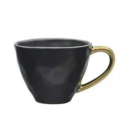 'Ecology'  Polka Mug with Gold Handles