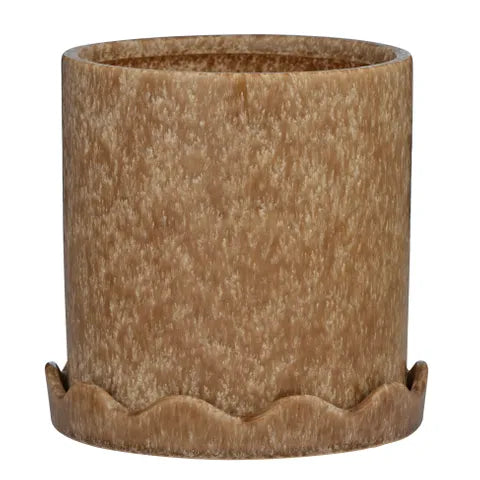 Macy Cer Pot With Saucer