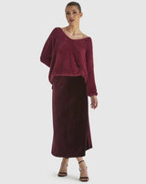 Electra Knit - Wine