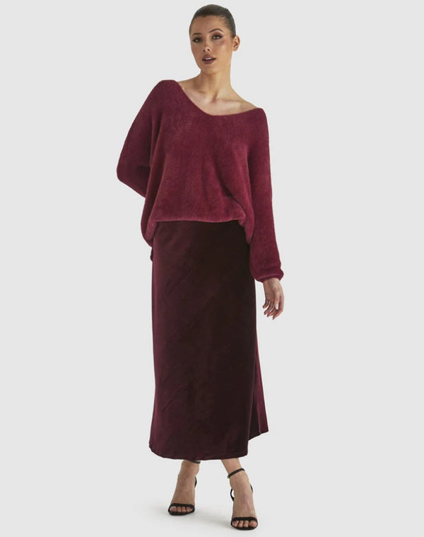 Electra Knit - Wine