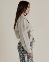 Adaline Crop Trench Jacket
