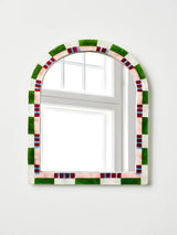 ‘Jones & Co’ Bloom Nouveau Check Mirror