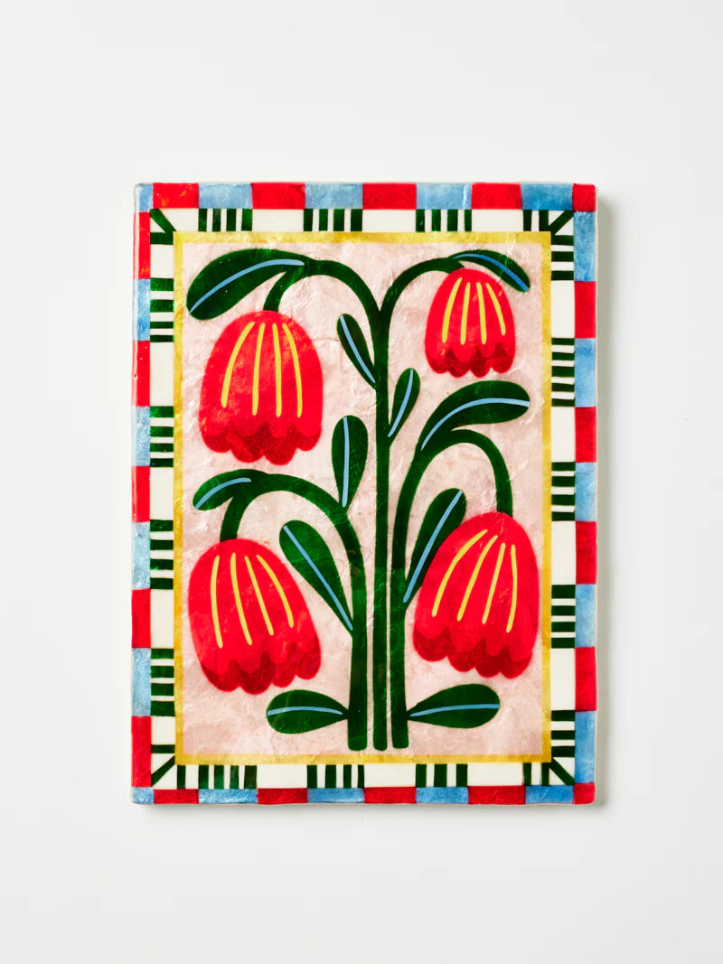 ‘Jones & Co’ Bloom Nouveau Red Rectangle