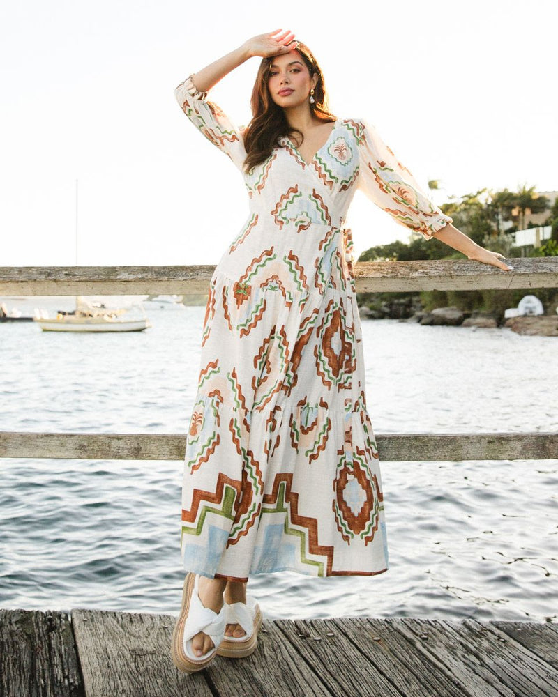 Idyll Wrap Maxi Dress
