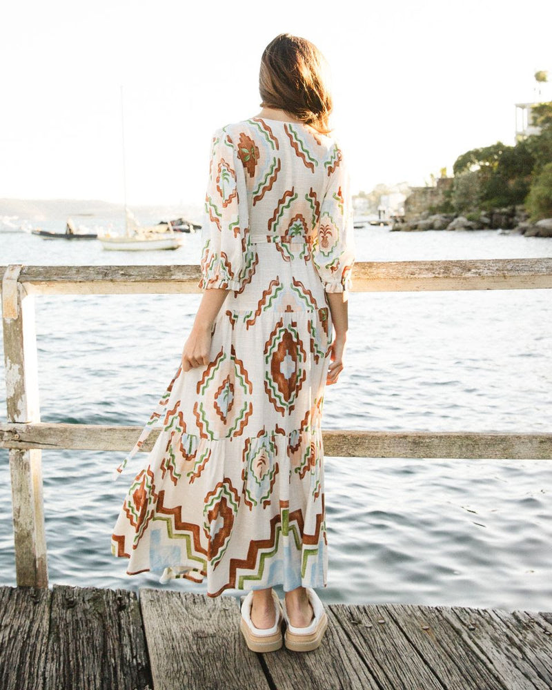 Idyll Wrap Maxi Dress