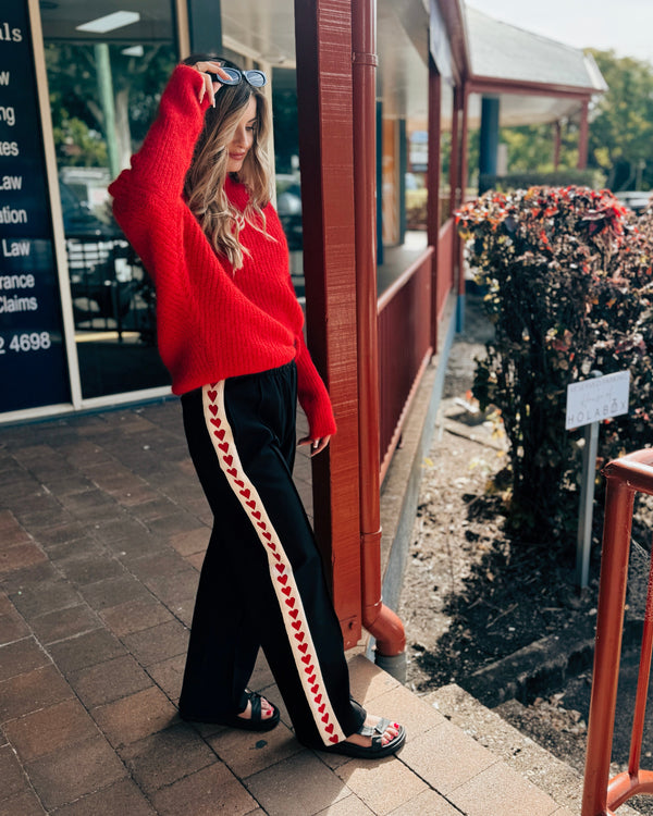 Black Heart Leisure Pant
