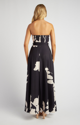 Carey Adjustable Strap Maxi Event Dress