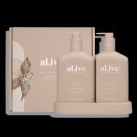 'Al.Ive Body' - Body Wash and Lotion Range.  Duos Trays + Singles