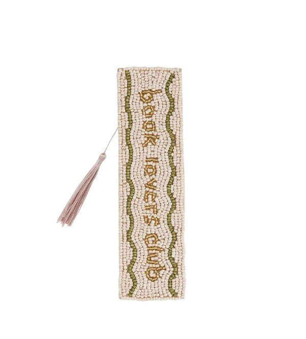 Book Lover Beaded Bookmark